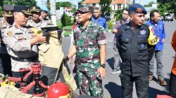 Kasdim 0822 Ikut Dalam Apel Gelar Pasukan Dan Peralatan Penanggulangan Bencana Di Kabupaten Bondowoso 2023/2024